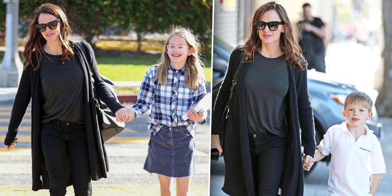 Mommy duty jennifer garner kids la ice cream