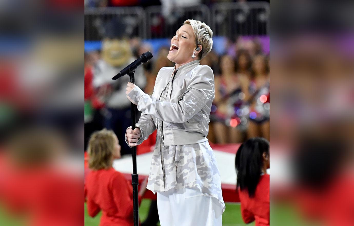 pink response fan dissed super bowl performance 01