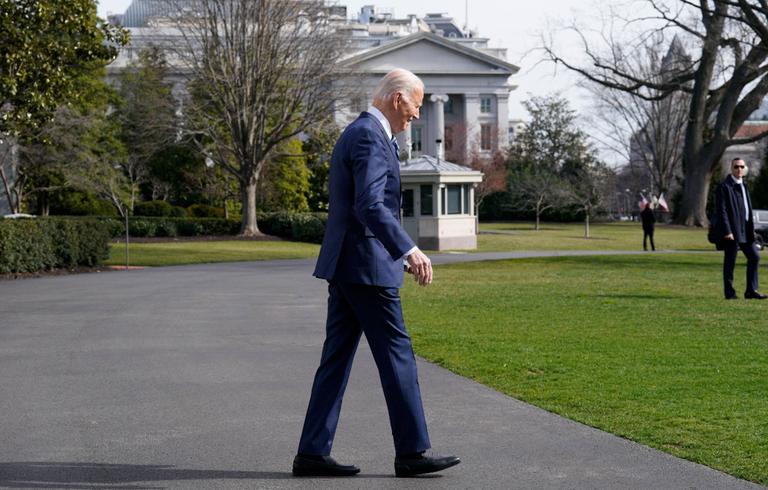 Joe Biden Mocked After Tripping Up The Stairs Into Air Force One Again