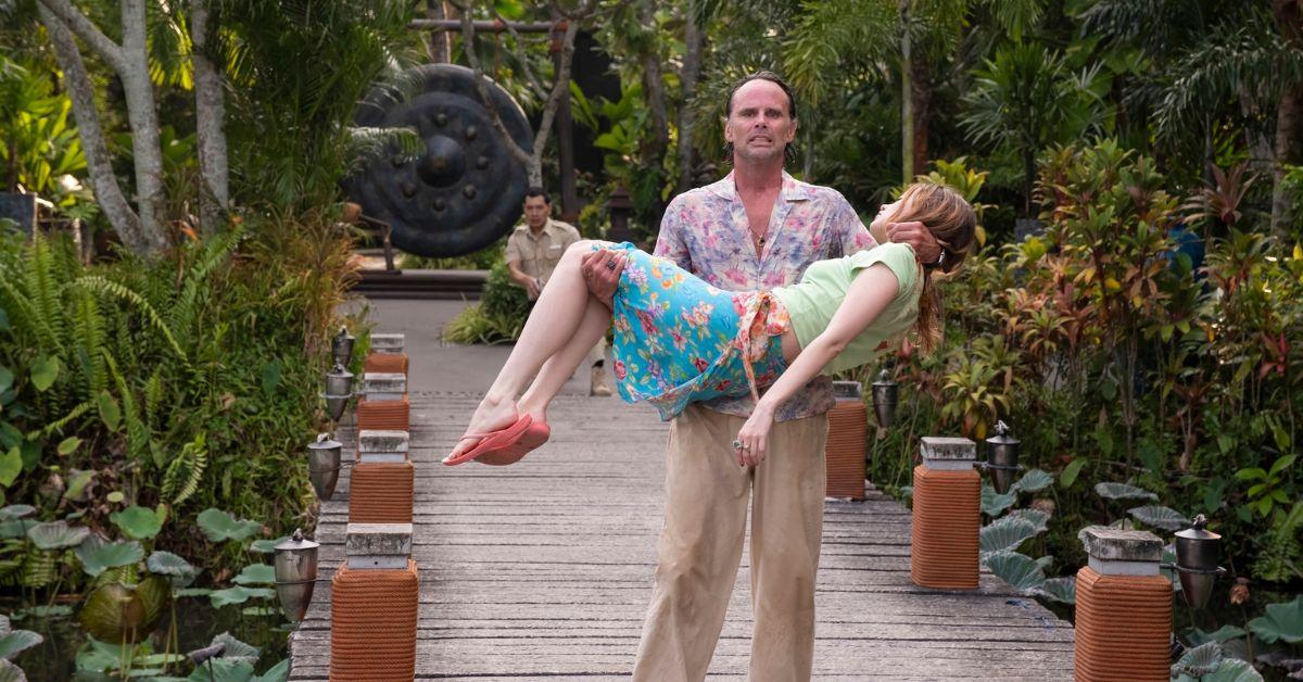 Photo of Walton Goggins and Aimee Lou Wood