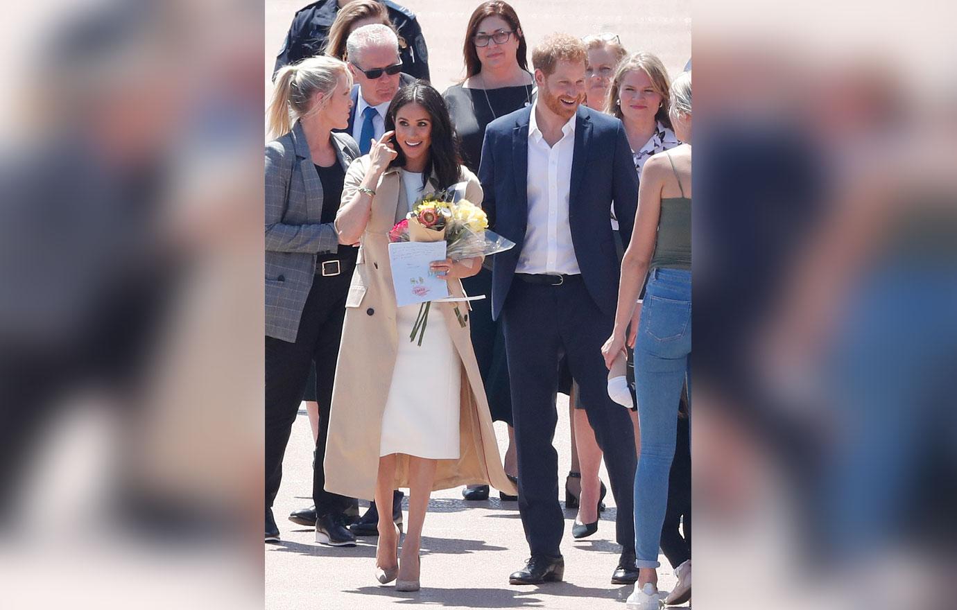 Prince Harry and Meghan, Duchess of Sussex, visit the Sydney Opera House