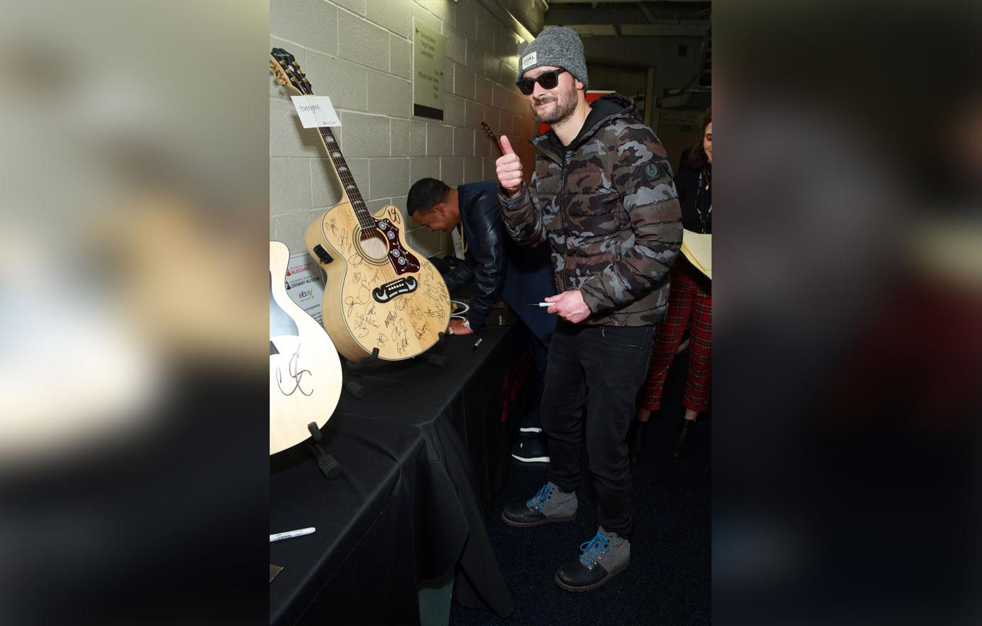 Eric church in camo print jacket