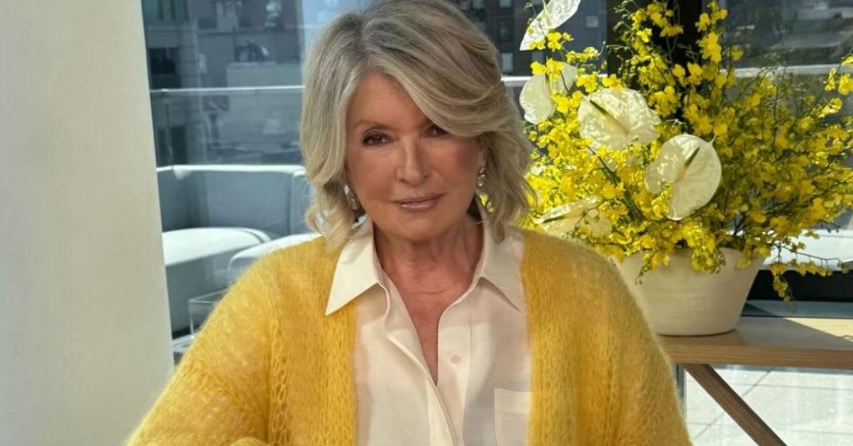 Martha Stewart Claps Back After Fan Accuses Her Of Posting Fake Floral Arrangement