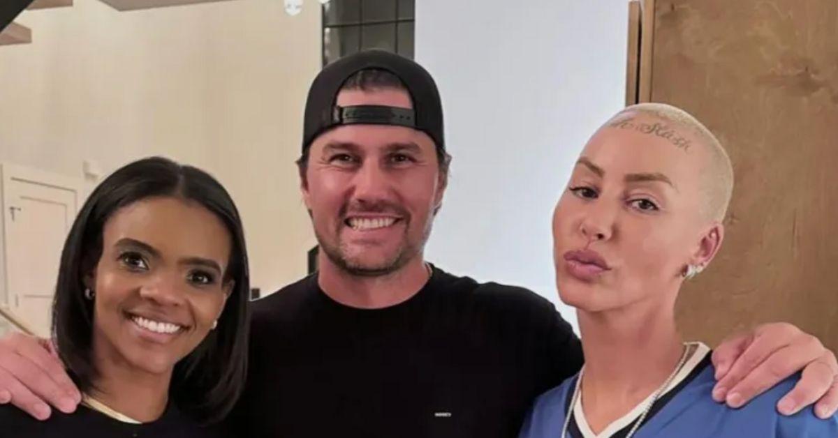 Picture of Josh Hall, Candace Owens and Amber Rose.