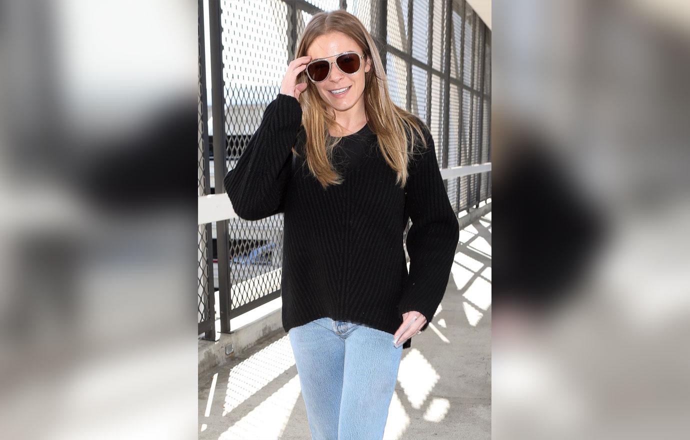 *EXCLUSIVE* LeAnn Rimes looks cute and casual for a flight out at LAX