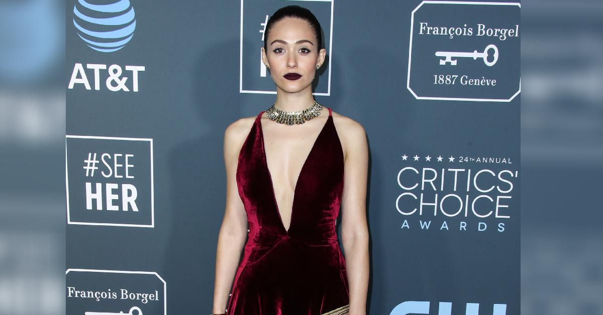 emmy rossum touts new podcast gig after shameless costar trashes her