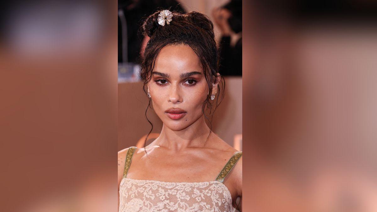 Image of Zoë Kravitz's friends joked she is becoming a 'bridezilla.'