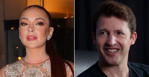 lindsay lohan begged james blunt stay over partying messy friends pp