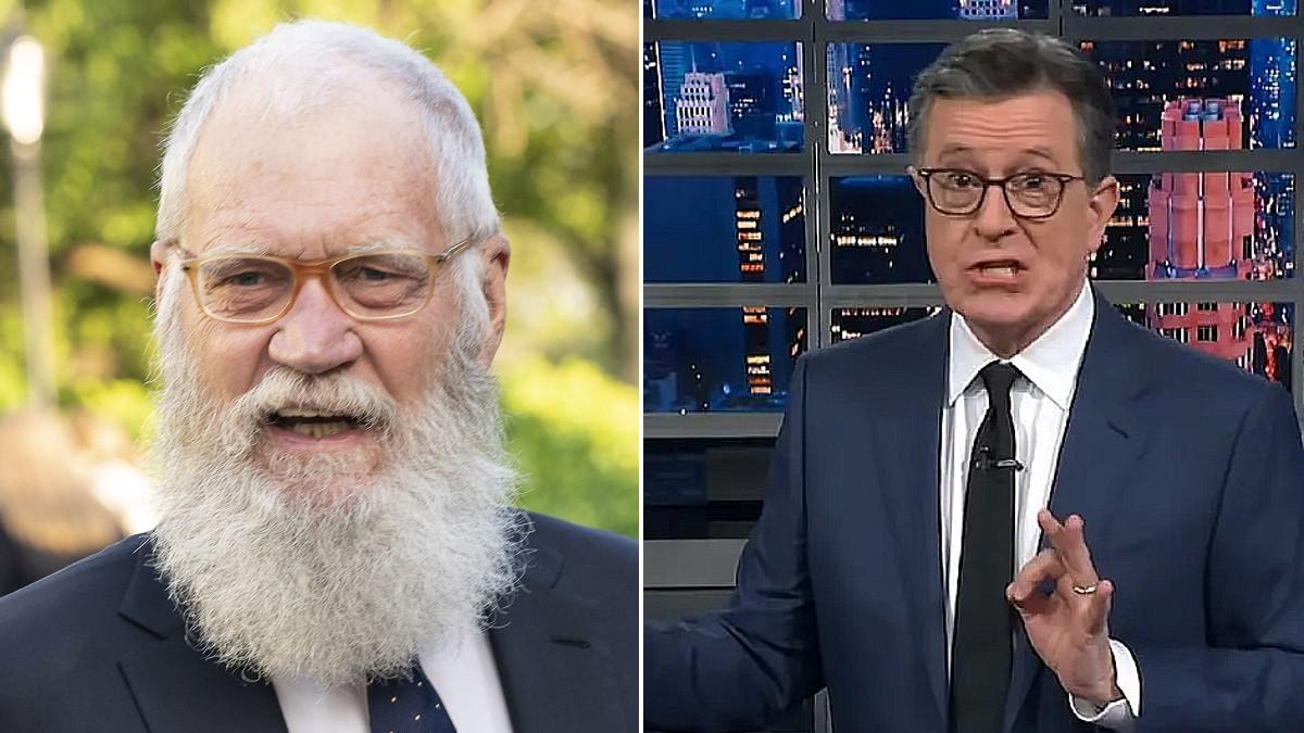 split of David Letterman, Stephen Colbert. 