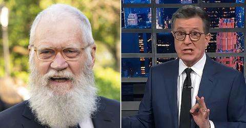 split of David Letterman, Stephen Colbert.