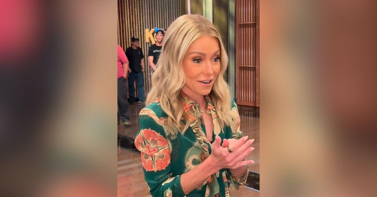 image of Kelly Ripa joked that a babysitter once warned her she 'couldn’t die.'