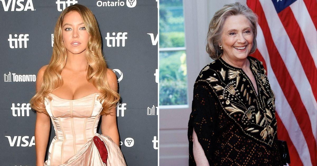 Photo of Fans couldn't help but notice the resemblance between Hillary Clinton and Sydney Sweeney.
