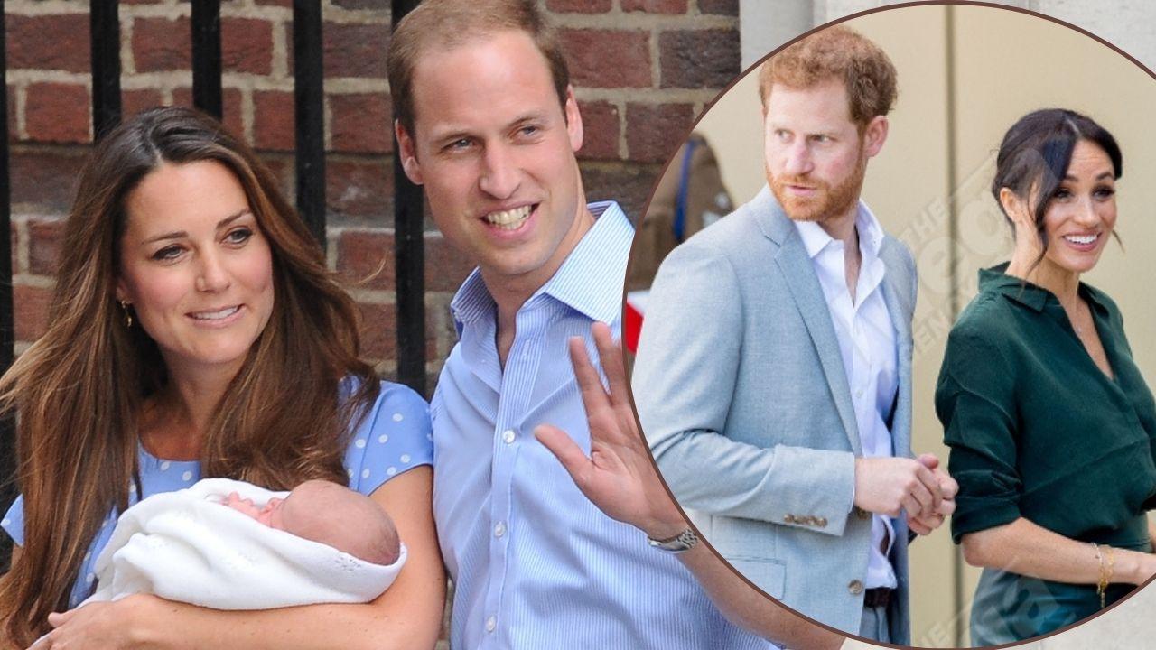 Split photo of Kate Middleton, Prince William, Prince Harry and Meghan Markle