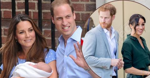 Split photo of Kate Middleton, Prince William, Prince Harry and Meghan Markle
