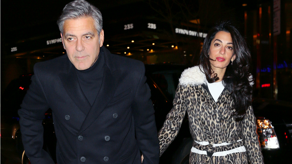 WATCH Newlyweds Clooney And Amal Alamuddin Go On Romantic Date