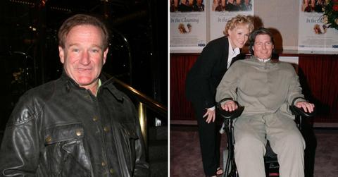 robin williams would be alive if christopher reeve was glenn close