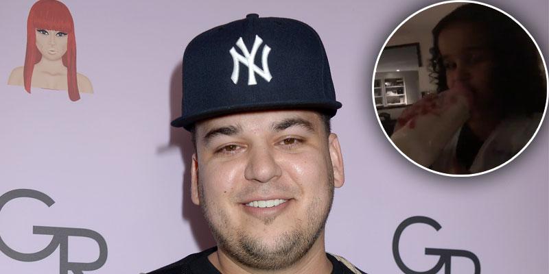 Rob Kardashian Under Fire For Giving Dream A Bottle