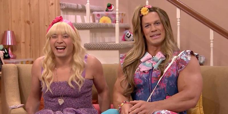 Watch John Cena Turn Into A Teenage Girl For ‘ew Skit With Jimmy Fallon