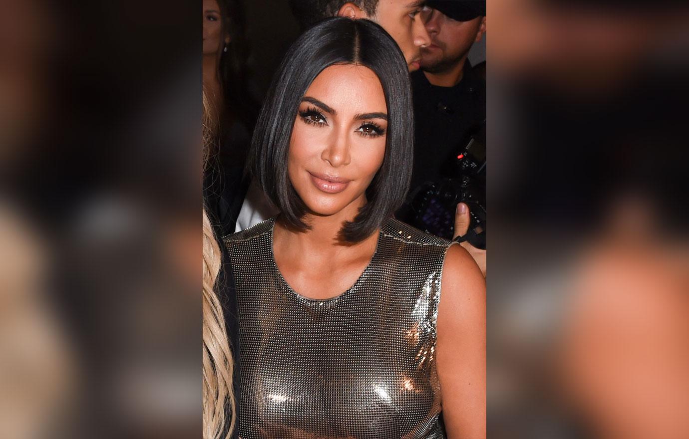 Kim Kardashian debuts new SKIMS waist-trainer despite