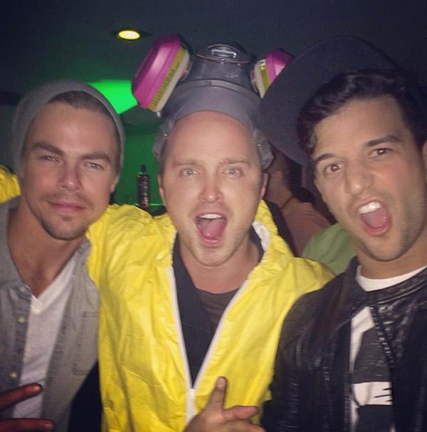 Derek Hough Aaron Paul Mark Ballas