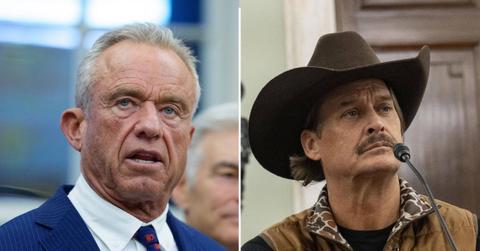 Composite photo of Robert F. Kennedy Jr. and Kid Rock.