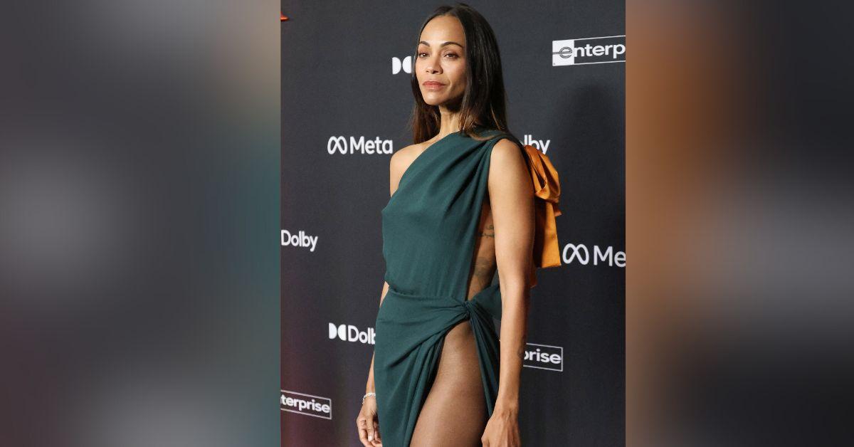 Image of Zoe Saldaña said her body 'changed forever' after giving birth.