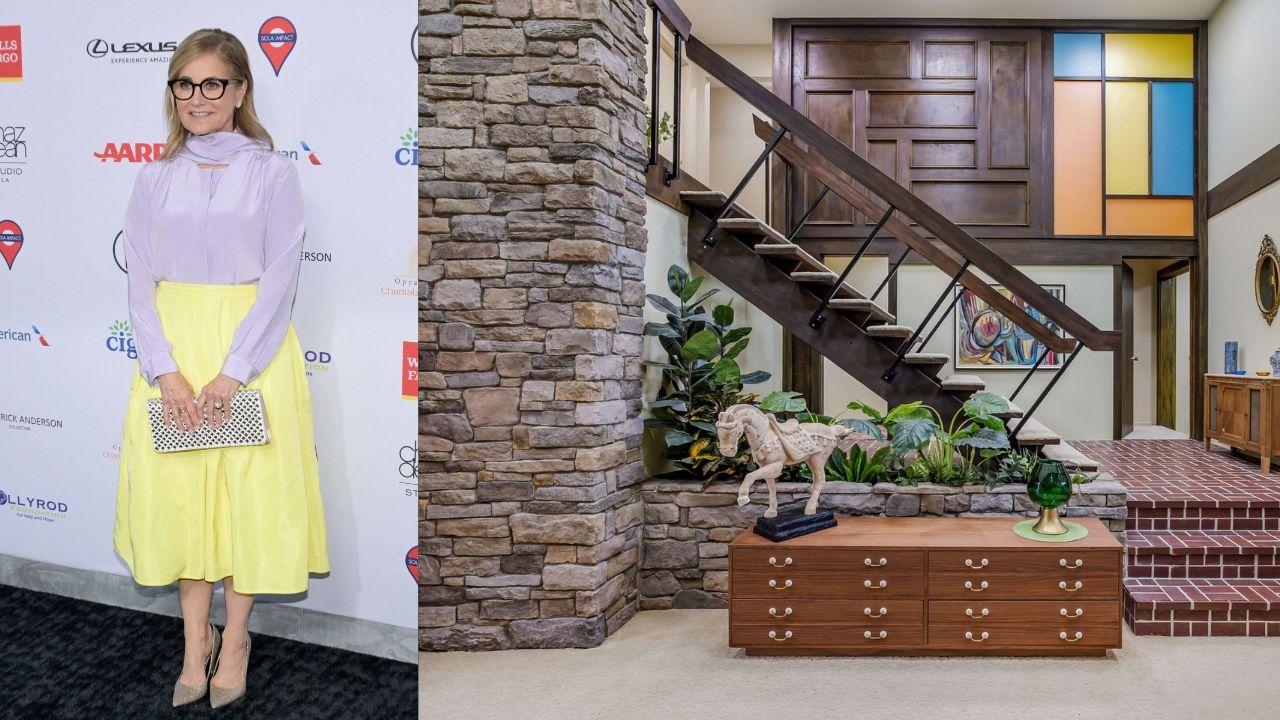 Image of Maureen McCormick and the Brady House