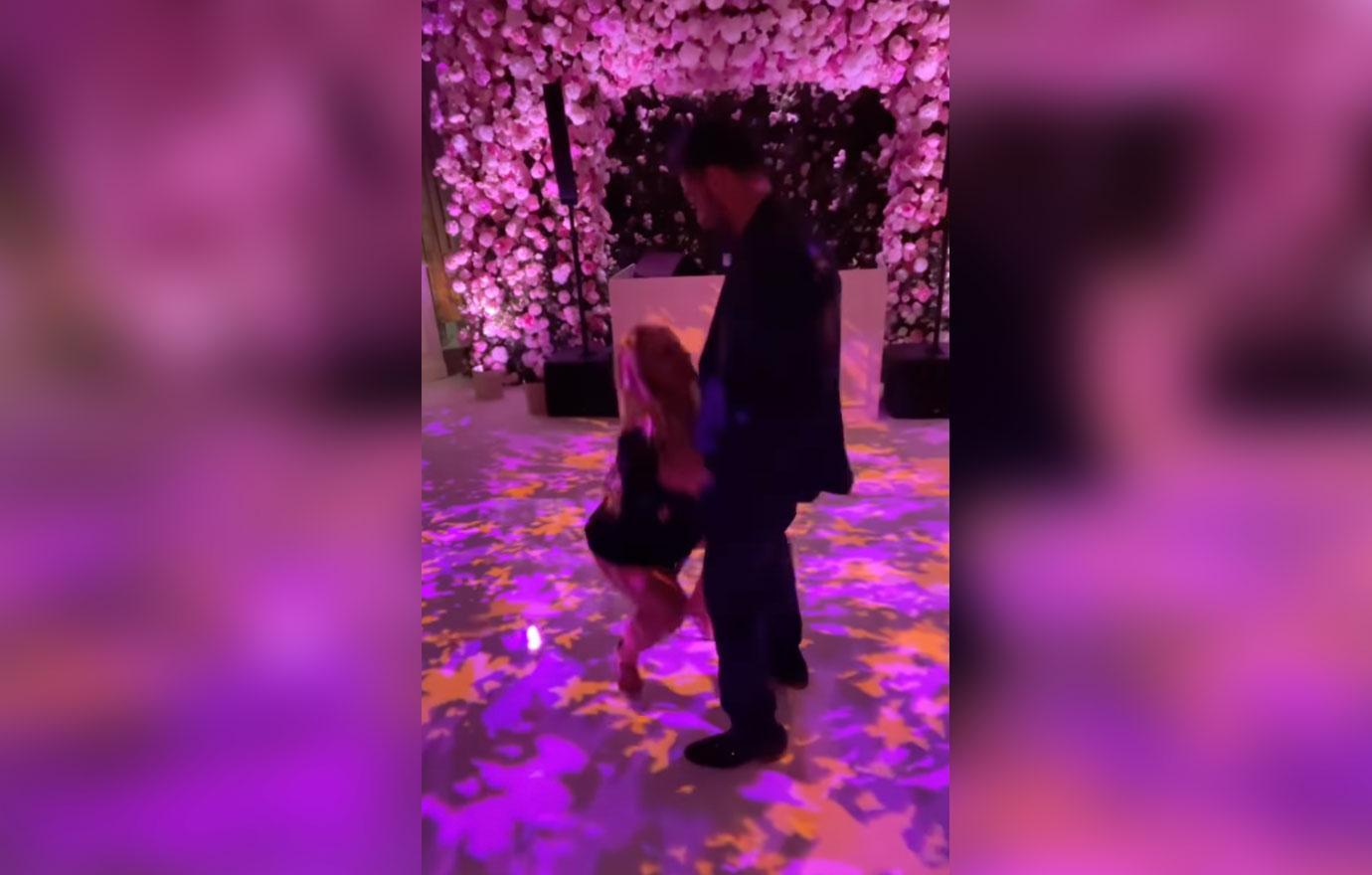 britney spears drops it low in seductive dance with husband sam asghari