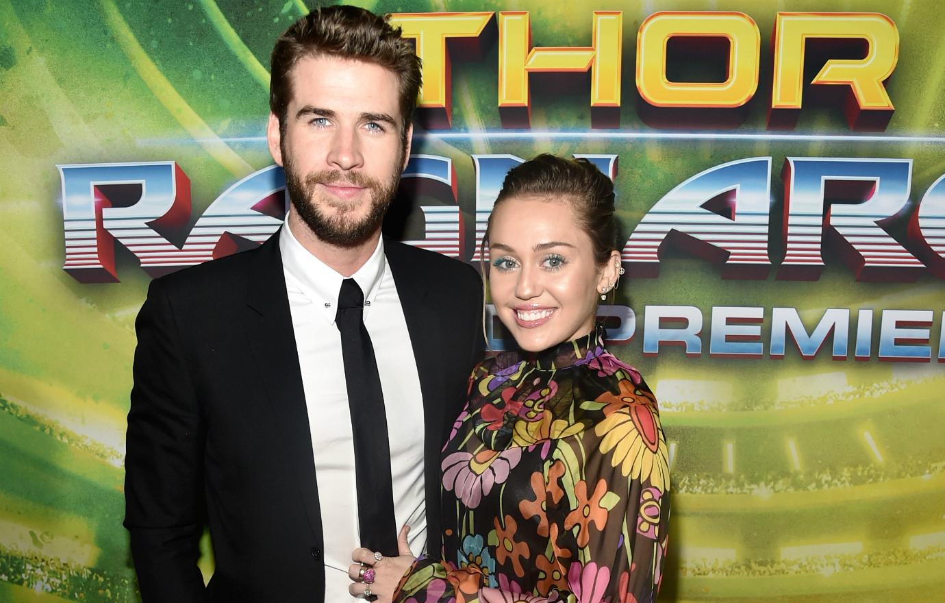 Miley cyrus liam hemsworth relationship timeline thor ragnarok premiere