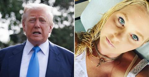 Photo of Donald Trump and Virginia Giuffre.