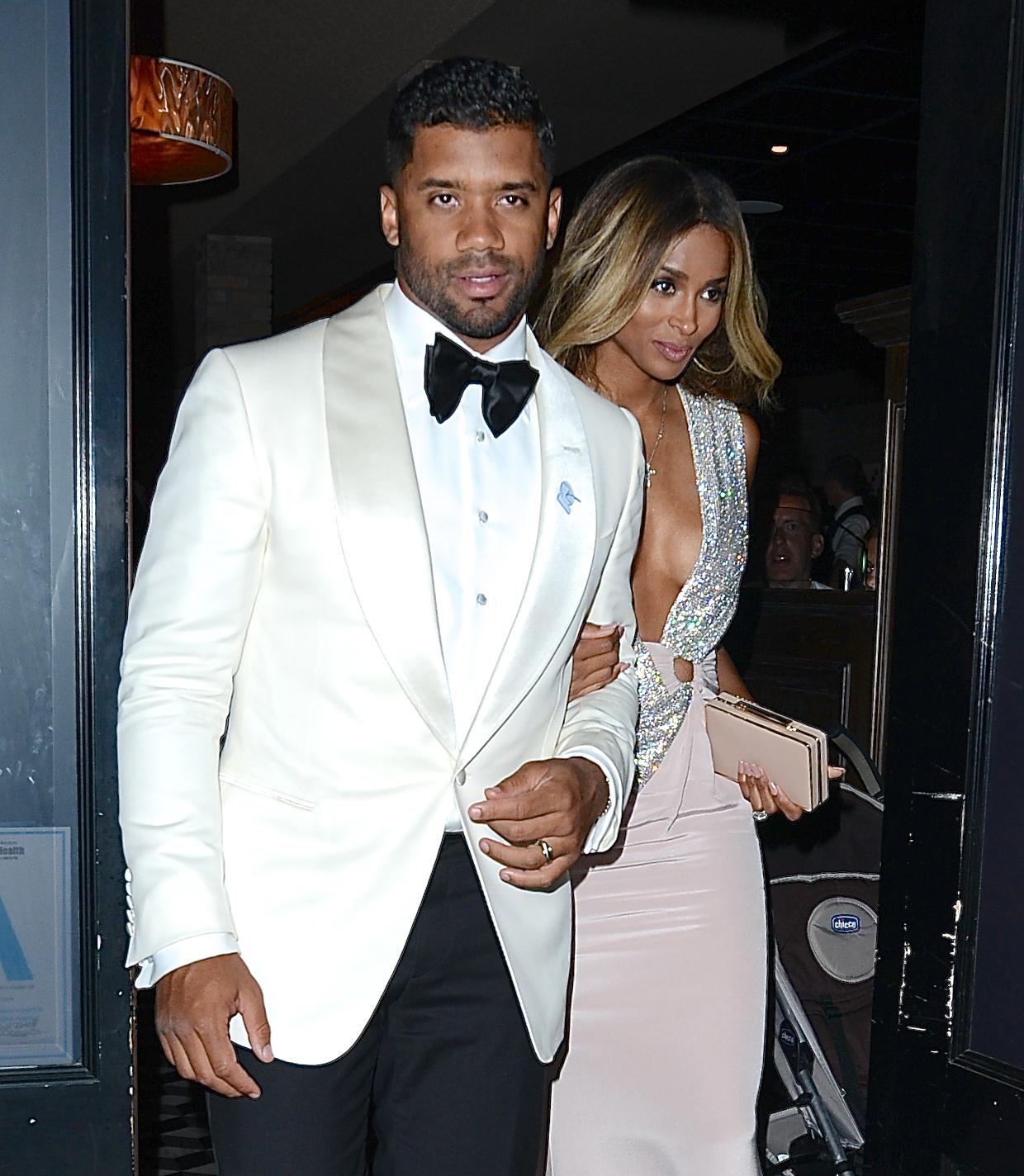 Ciara and Russell Wilson are seen leaving Craig&#8217;s