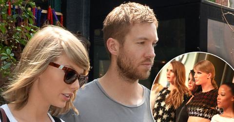 taylor swift calvin harris breakup split dating friends