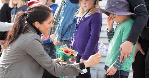 Meghan Comforts Fan PP