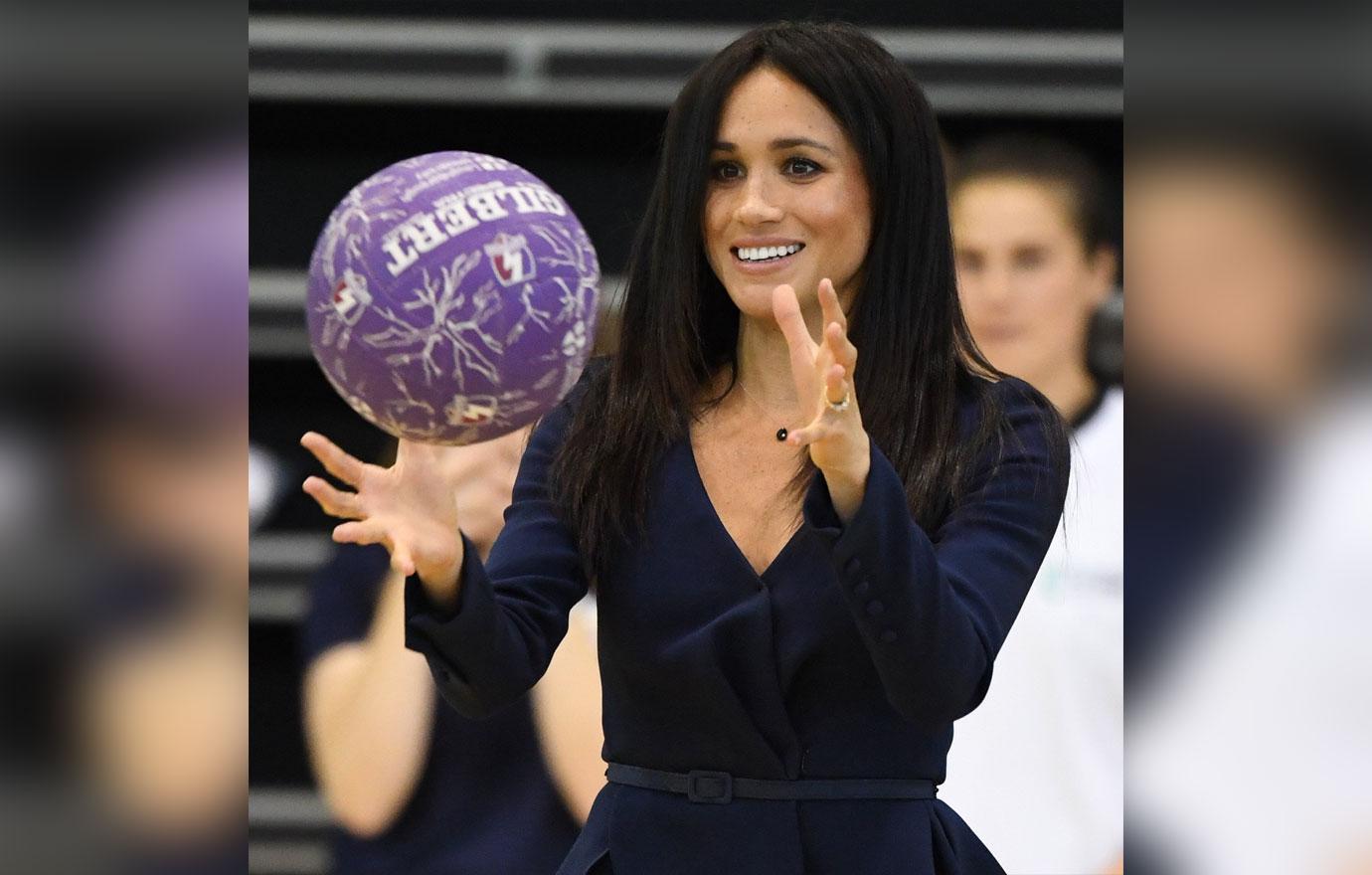 Meghan with ball