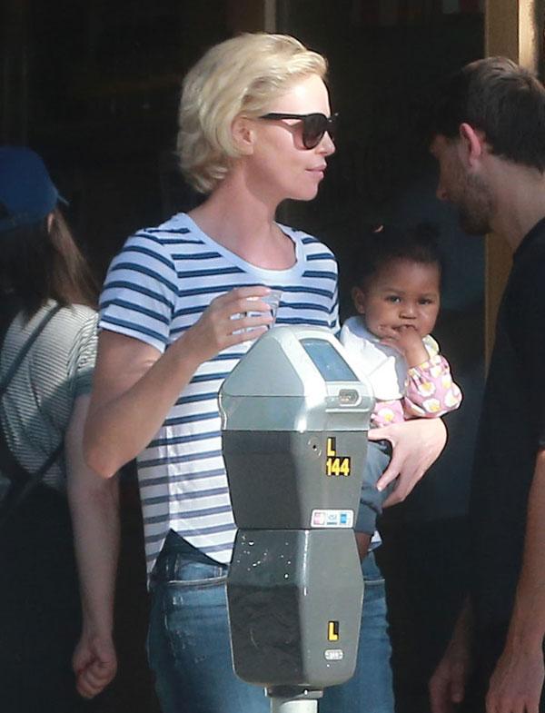 Charlize theron kids ice cream