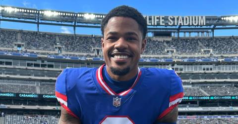 sterling shepard hype man new york giants football