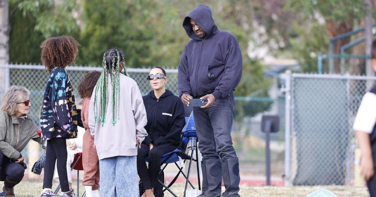 Photo of Kim Kardashian and Kanye West