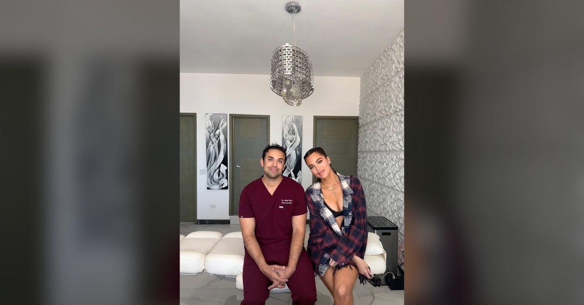 Image of Khloé Kardashian got a muse stem cell treatment.