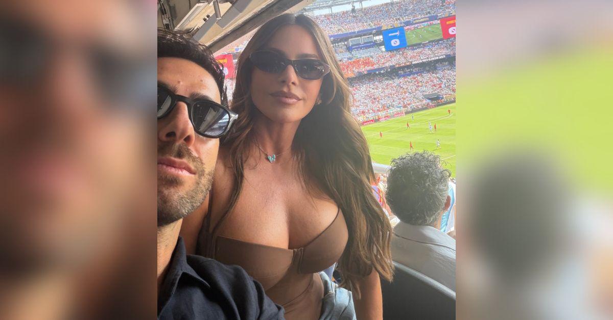 image of Sofía Vergara attended the 2026 FIFA World Cup final with close friends, including Douglas Chabbott.
