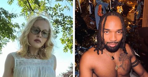 split photo Madonna & Akeem Morris