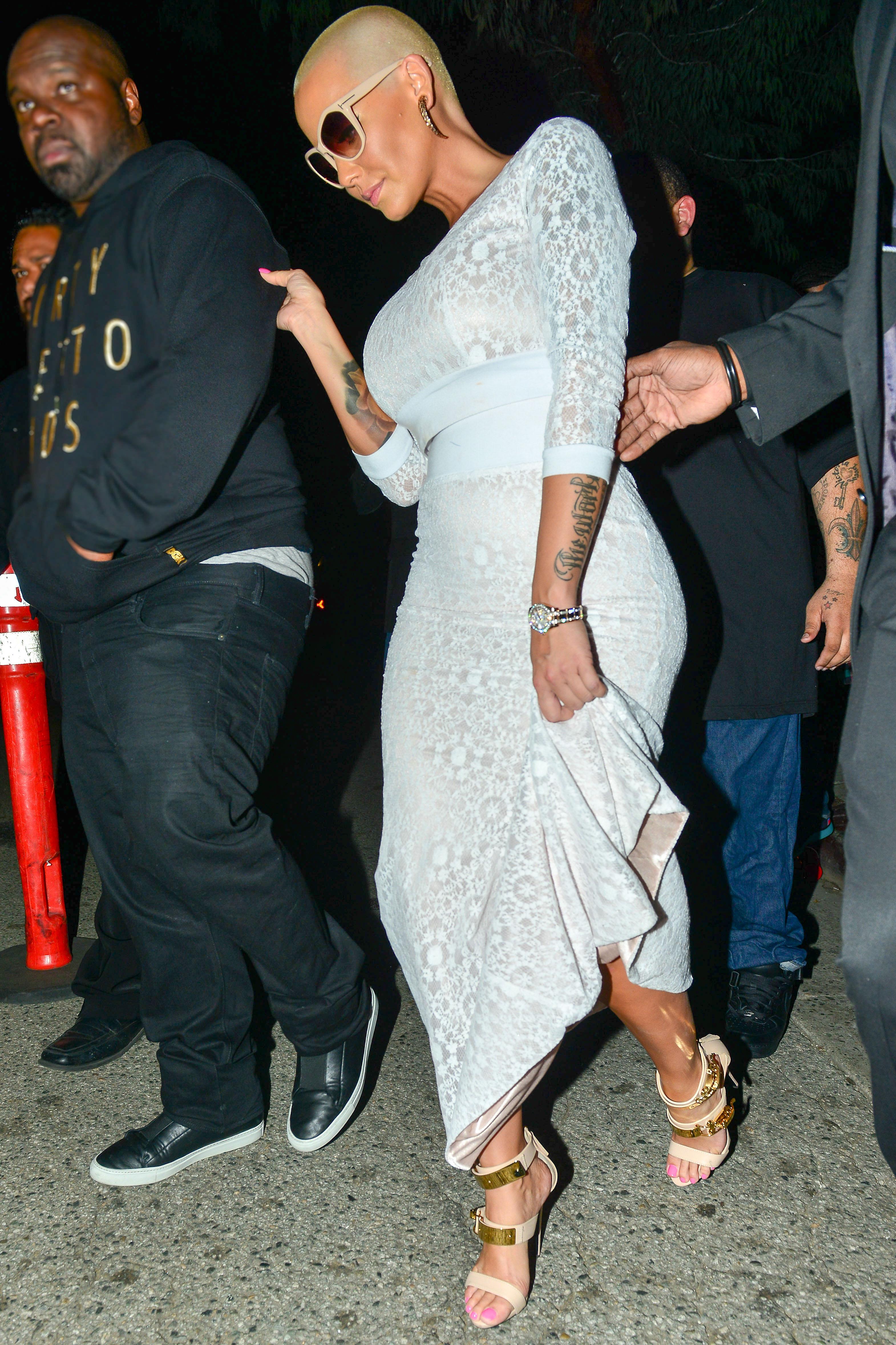 INF &#8211; Amber Rose Hosts A Party In Hollywood