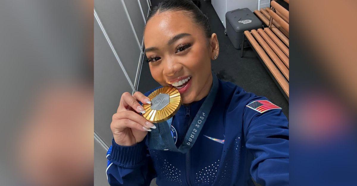 image of Suni Lee said she loves being a role model to young girls.