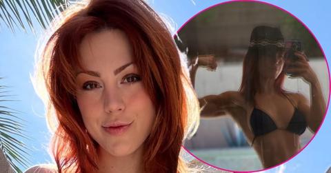 Molly Stewart Leaves Little To The Imagination In The Tiniest Black Bikini!