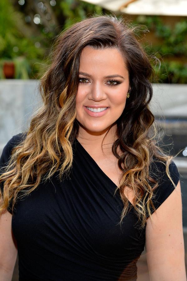 Khloe kardashian curls