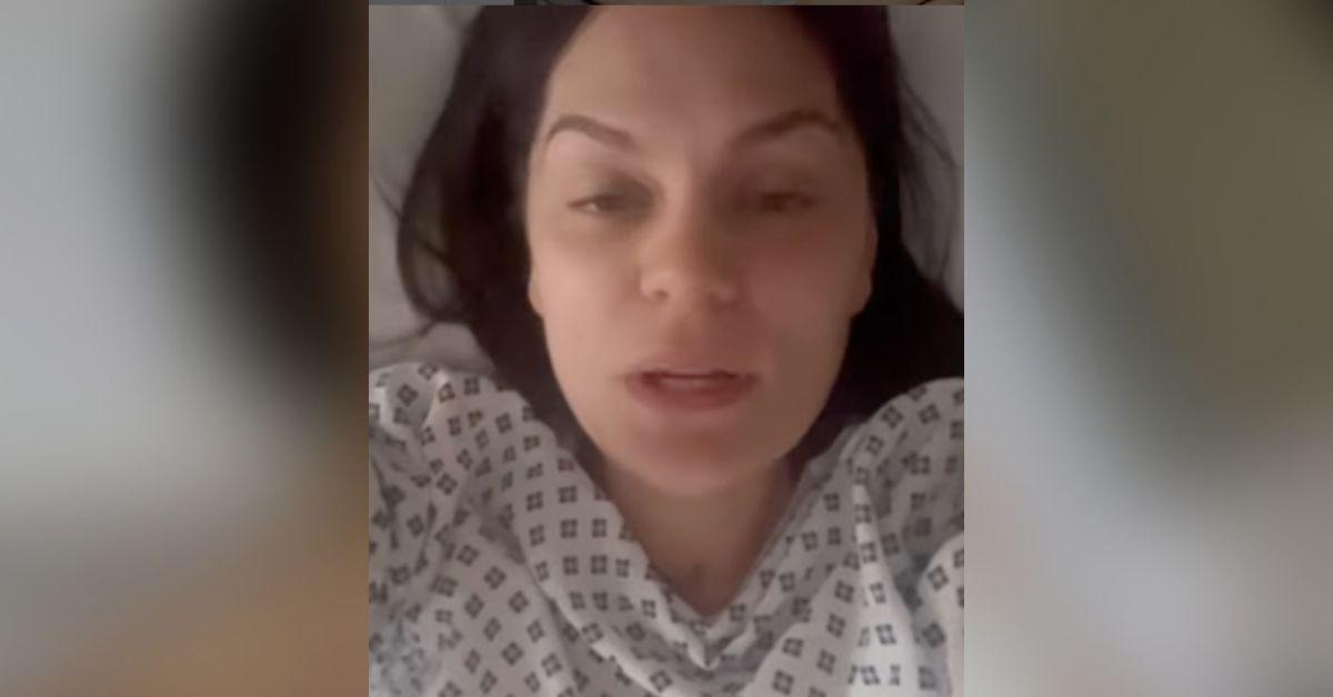 jessie j raw photos hospital cancer surgery waiting results
