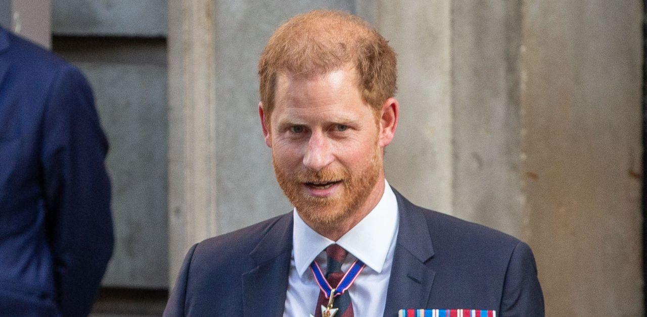 prince harry makes cheeky wedding joke during surprise walkabout london