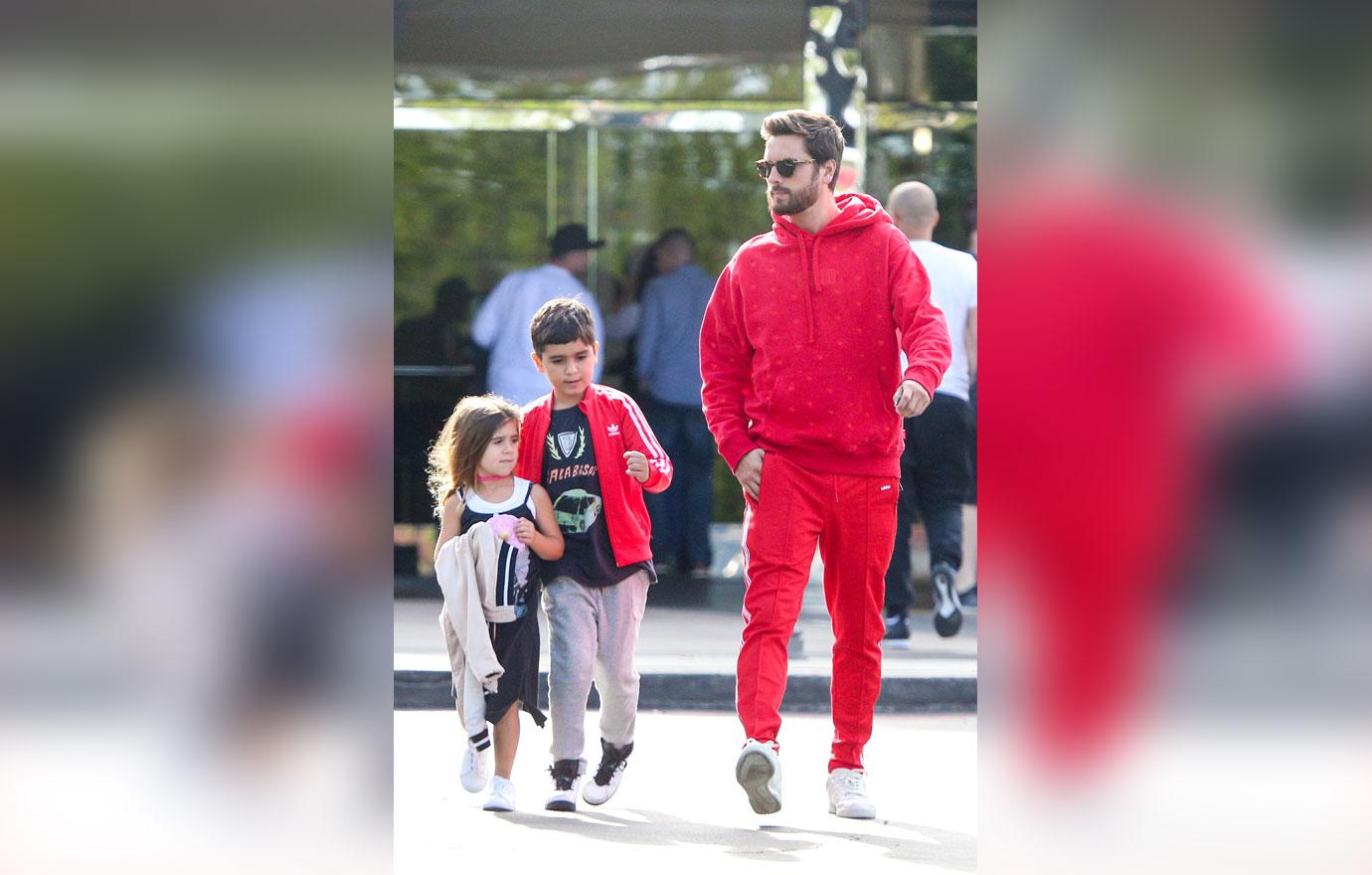 Scott disick kids movie outing