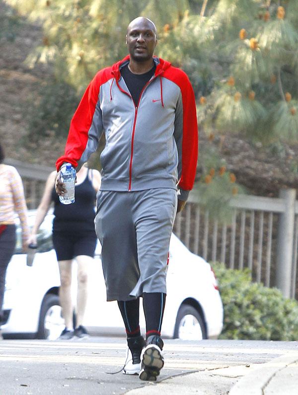 Lamar odom hiking 04