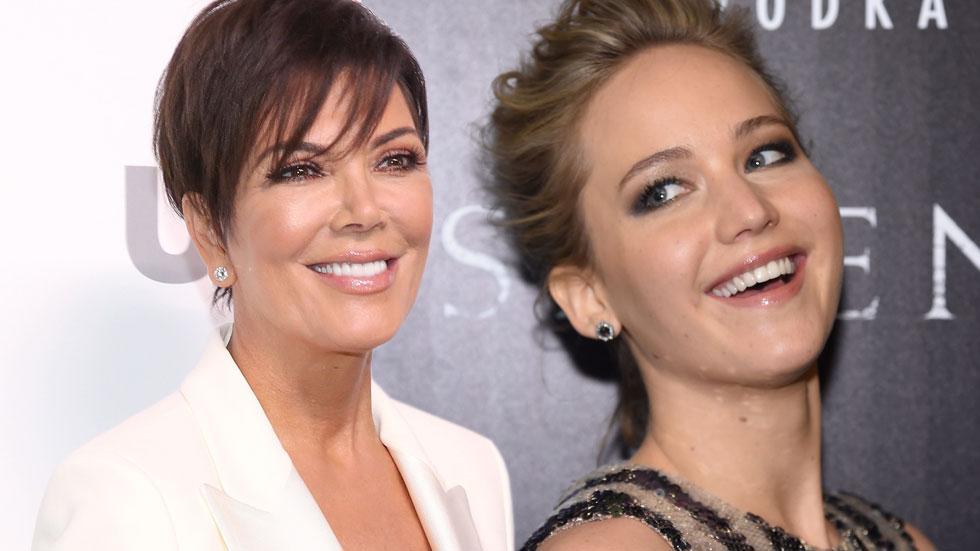 Kris jenner jennifer lawrence in bed