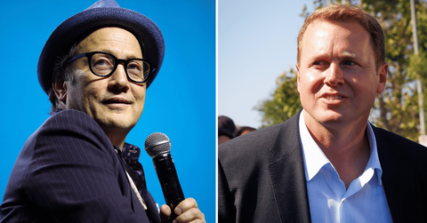 Split photo of Rob Schneider and Spencer Pratt